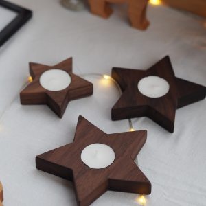 Bougeoirs étoiles